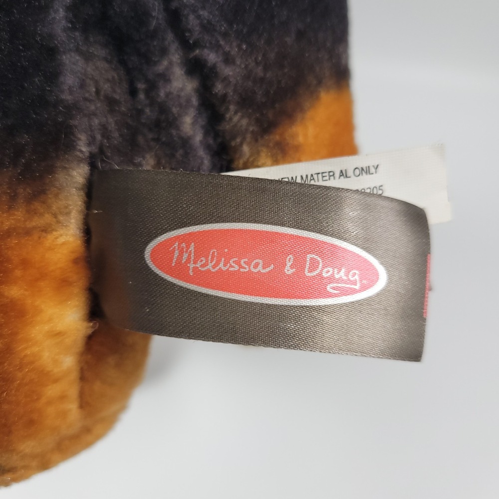 Melissa & Doug Dachshund Weiner Dog 20"‎ Plush Black & Tan Realistic Puppy - Picture 9 of 13